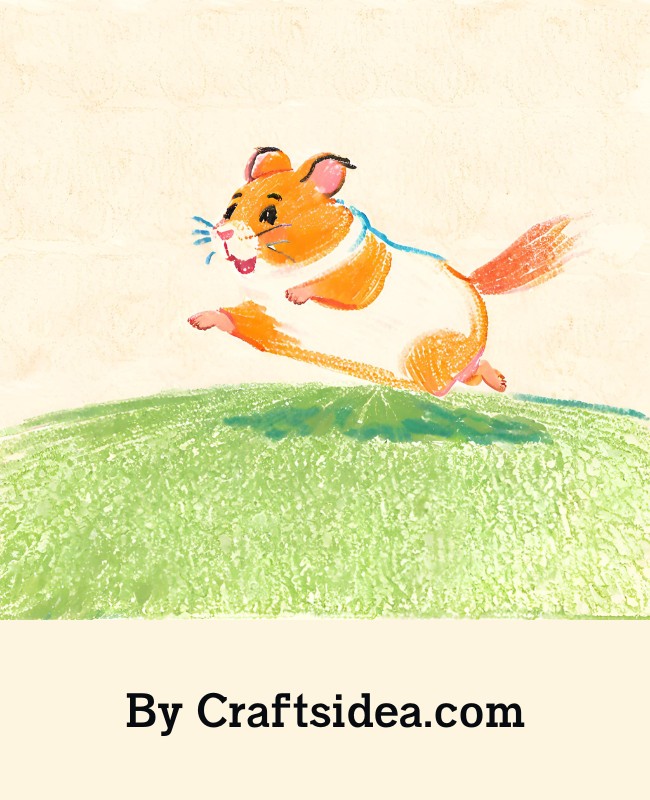 Running Hamster Drawing